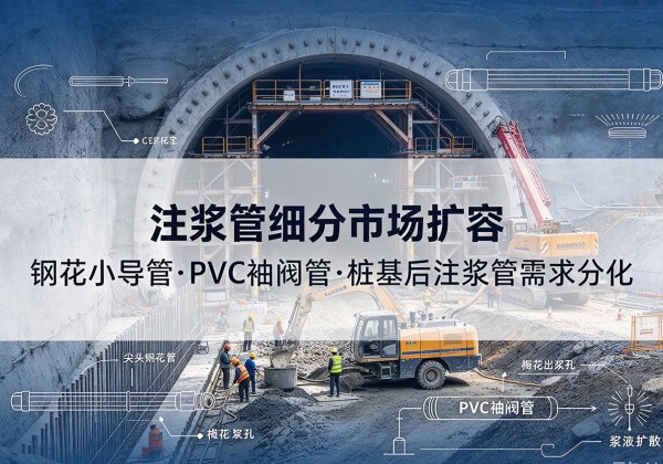 朗县注浆管细分市场扩容，隧道钢花小导管、PVC 袖阀管、桩基后注浆管需求分化